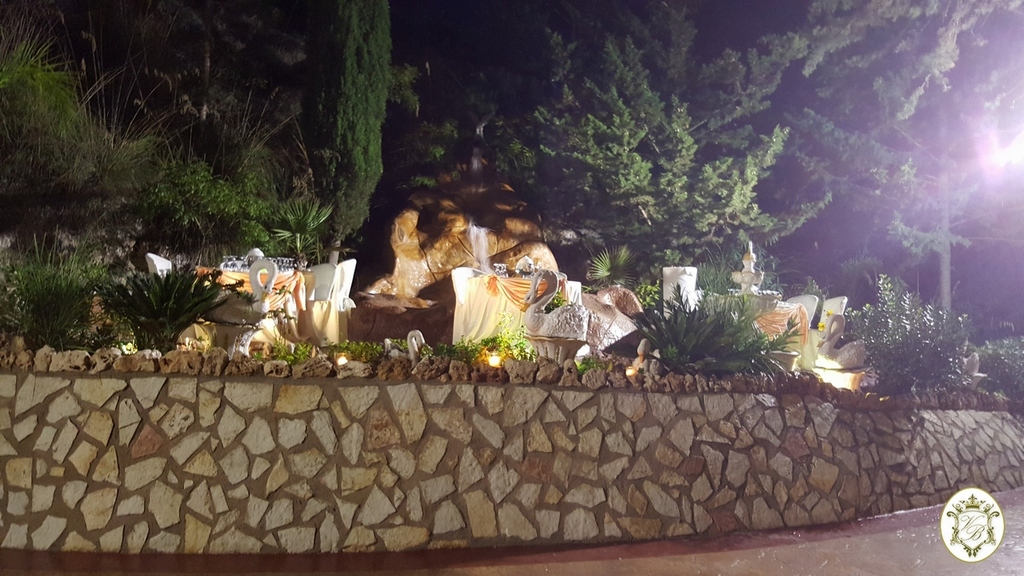 Gli ambient esterni della sala ricevimenti per matrimoni Villa Belvedere