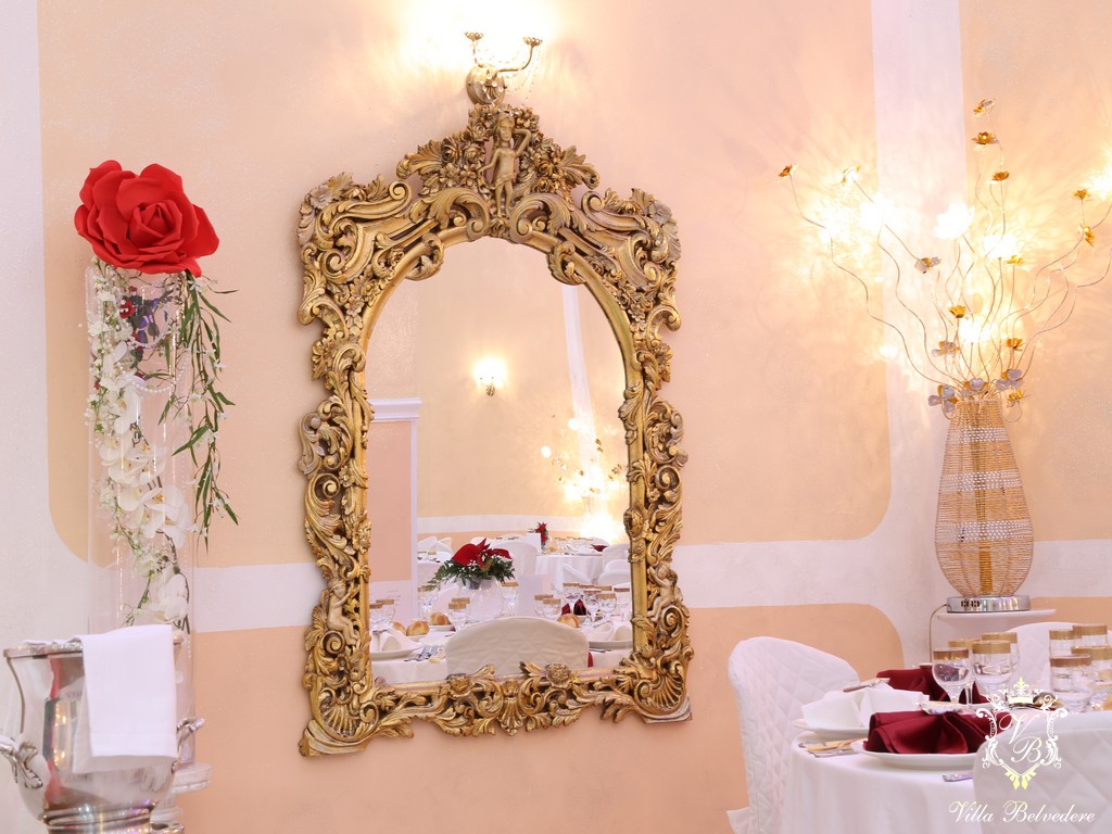 La sala ricevimenti per matrimoni Villa Belvedere a Palermo