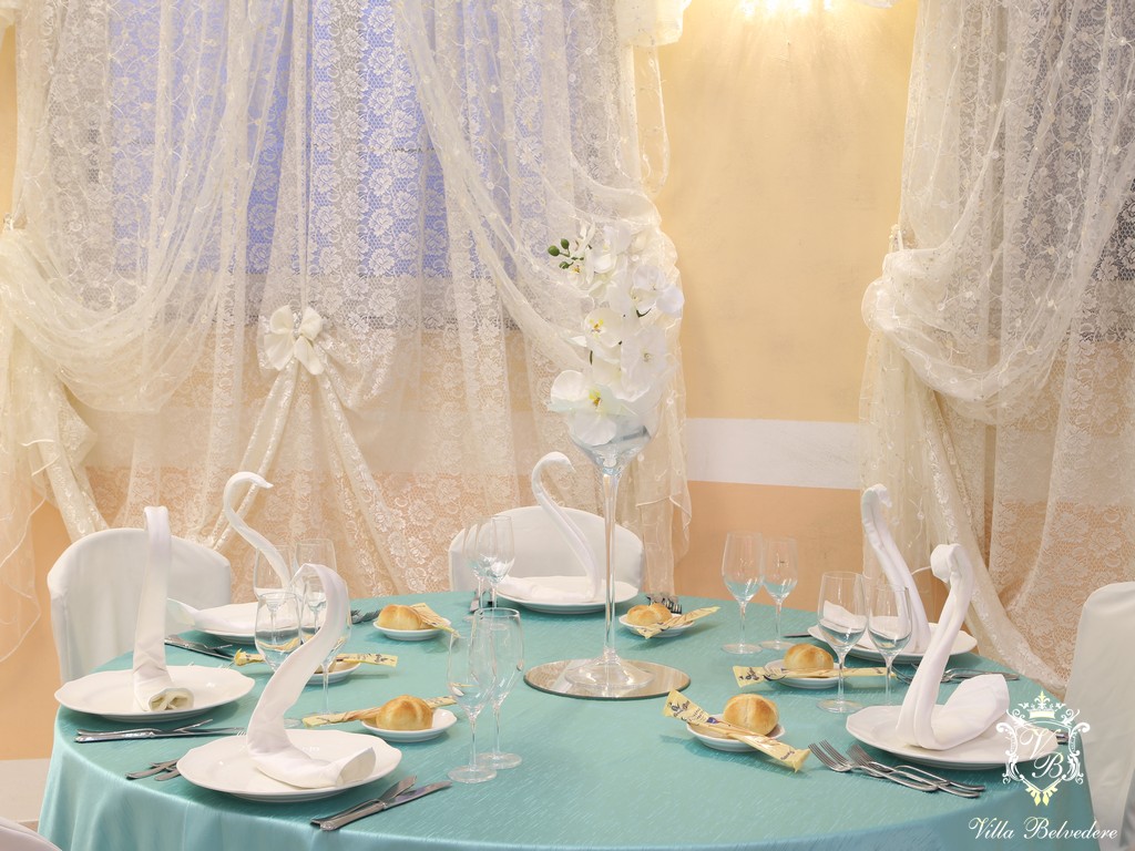 La sala ricevimenti per matrimoni Villa Belvedere a Palermo