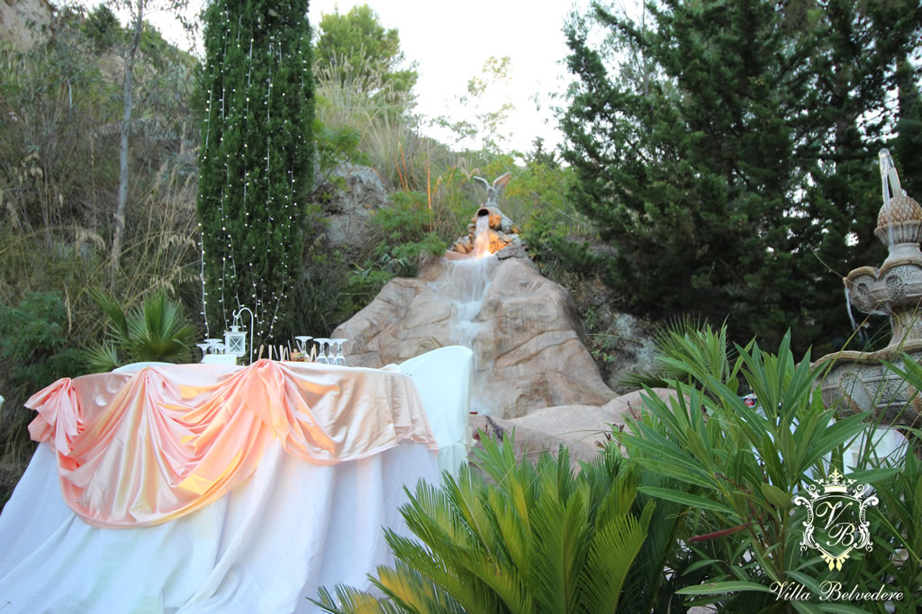 I tovagliati ed i tavoli Villa Belvedere, sala matrimoni e ricevimenti a Ciminna, Palermo