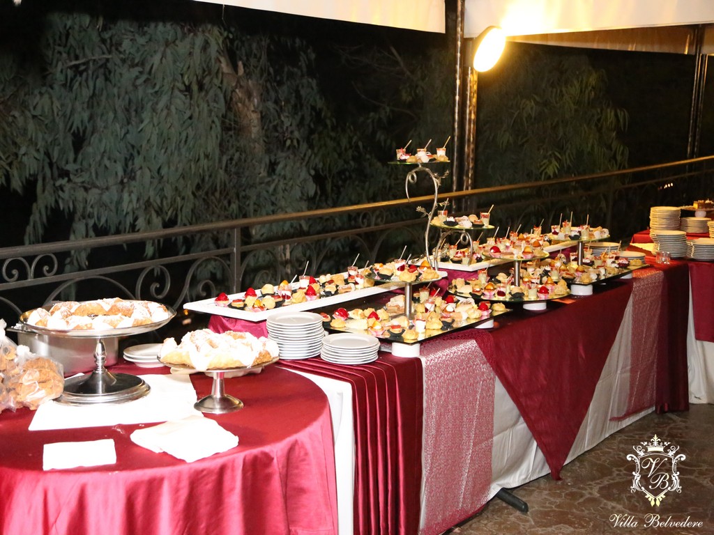 Le portate del buffet matrimoni a Palermo