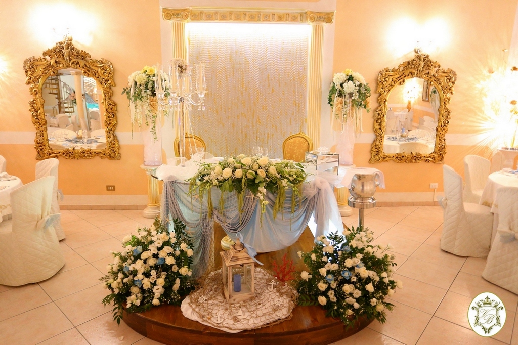 La sala ricevimenti per matrimoni Villa Belvedere a Palermo