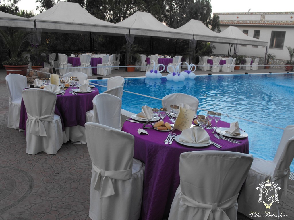 Gli ambienti esterni di Villa Belvedere, sala ricevimenti per matrimonia a Ciminna, Palermo