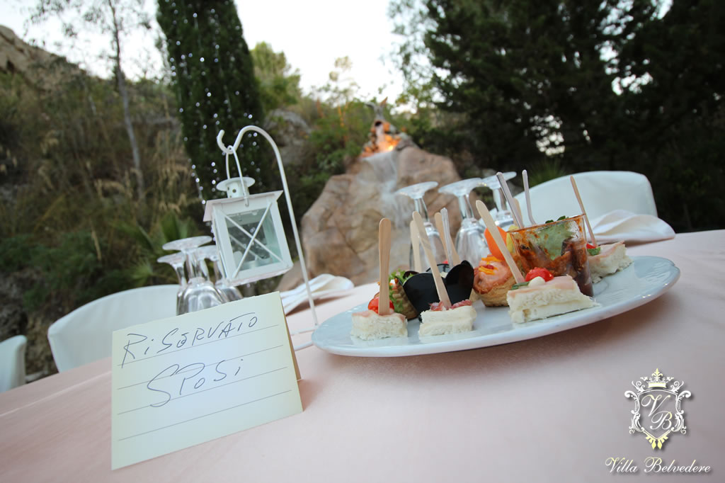 I tovagliati ed i tavoli Villa Belvedere, sala matrimoni e ricevimenti a Ciminna, Palermo