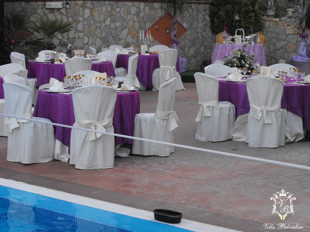 Gli ambienti esterni di Villa Belvedere, sala ricevimenti per matrimonia a Ciminna, Palermo